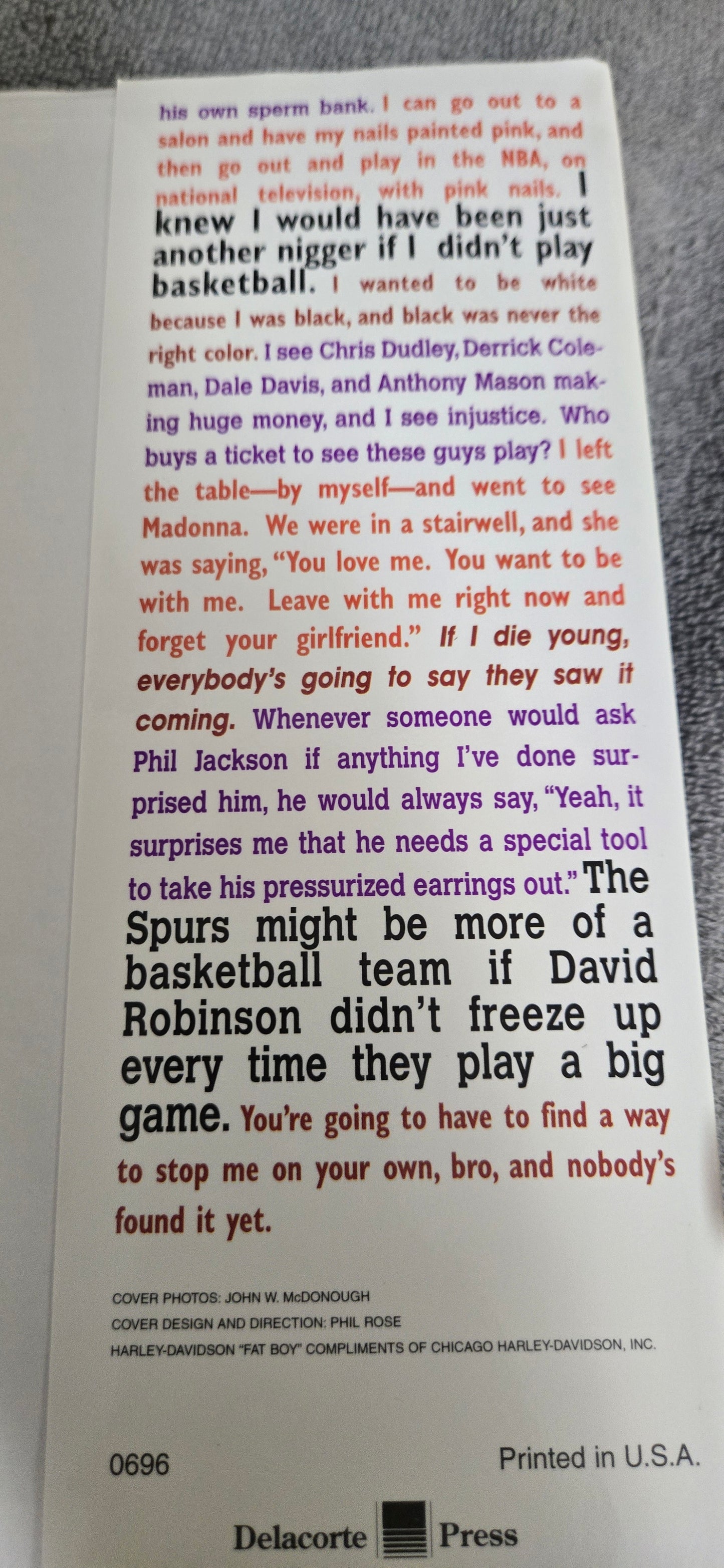 Bad as I Wanna Be- Dennis Rodman