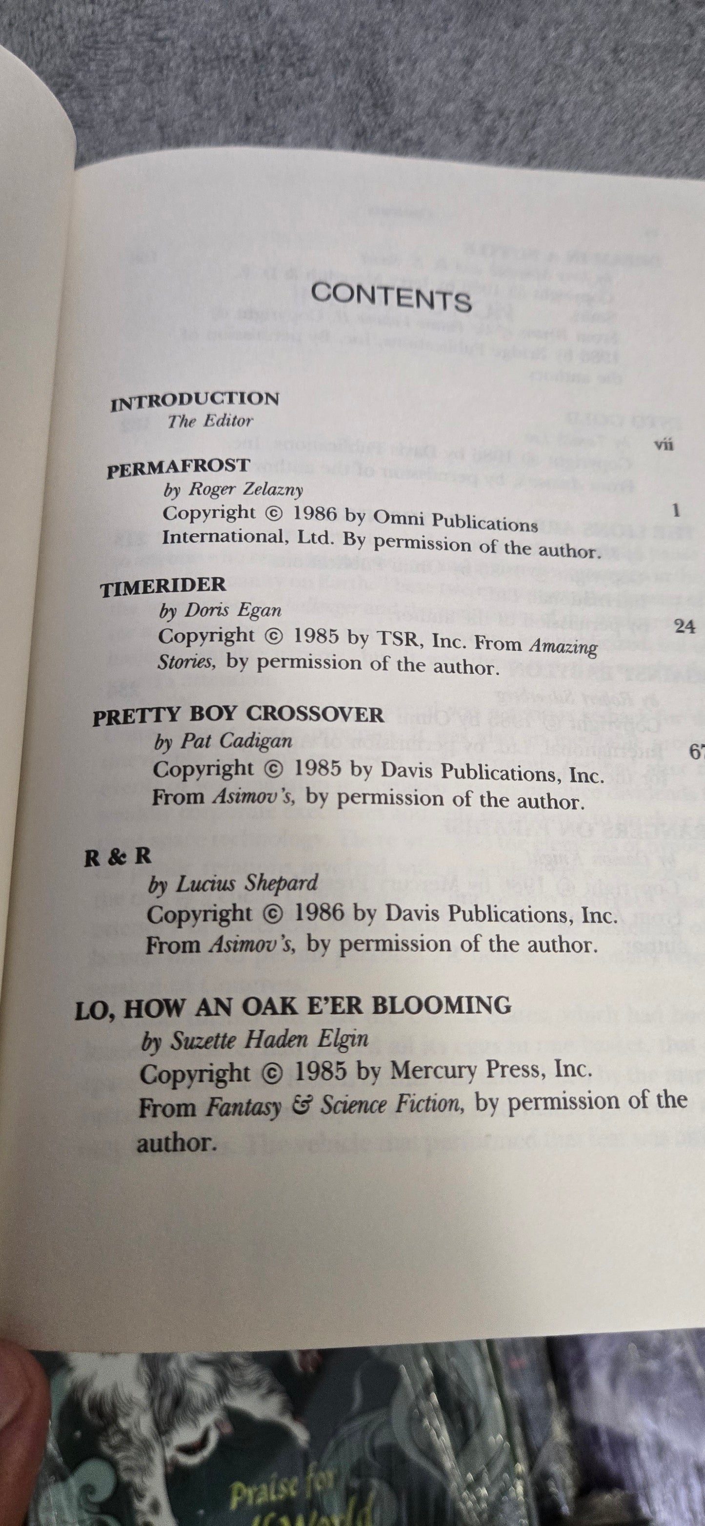 The 1987 Annual World's Best SF:Donald Wollheim