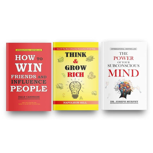 World’s Best Inspirational Books to Change Your Life (Box Set of 3 Books) : How to Win Friends & influence People, The power of your Subconscious mind, Think & grow Rich cover image