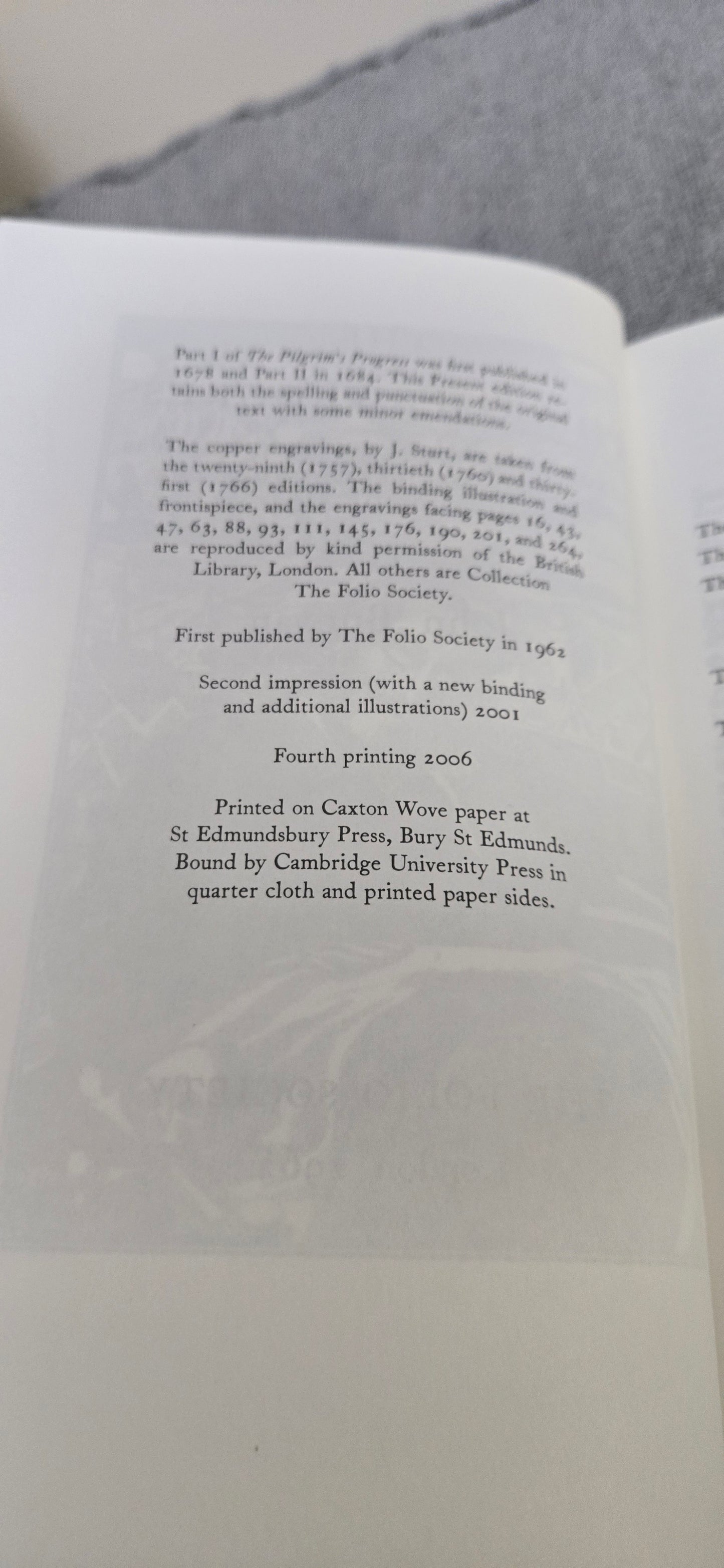 The Pilgrim’s Progress by John Bunyan — Folio Society Edition (2006 Printing)