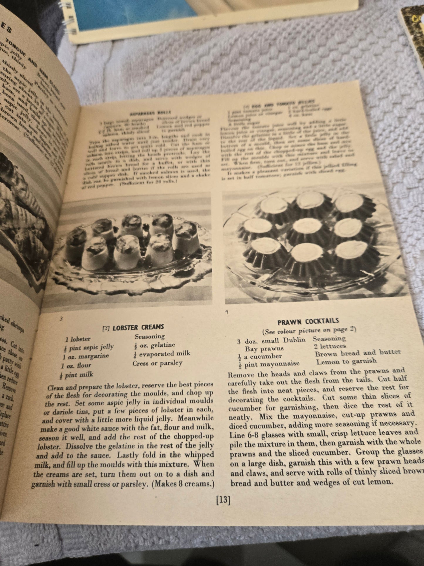 Vintage cookbooks.