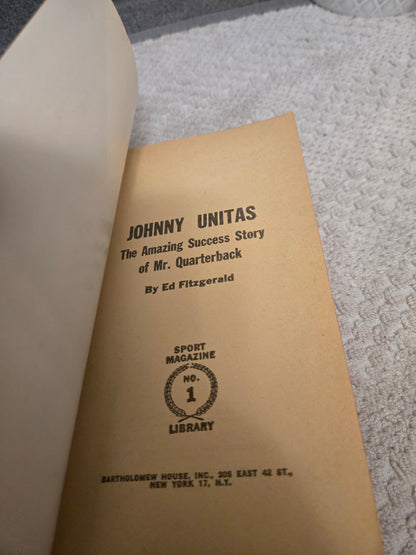 Vintage sports paperbacks:The Babe and I, Johnny Unitas