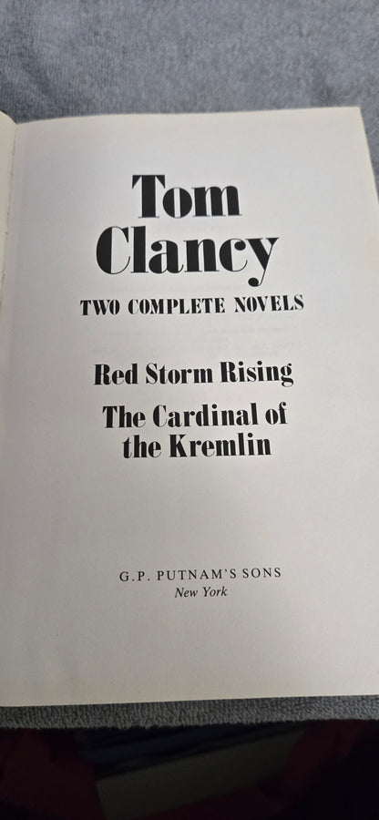 Tom Clancy – Two Complete Novels: Red Storm Rising & The Cardinal of the Kremlin