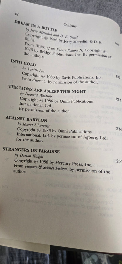 The 1987 Annual World's Best SF:Donald Wollheim