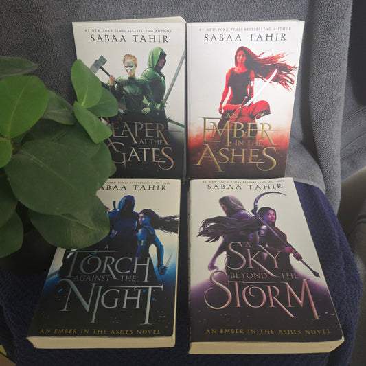 Ember Quartet Series Collection Four-Book set [An Ember in the Ashes, A Torch Against the Night, A Reaper at the Gates, A Sky Beyond the Storm] By Sabaa Tahir
