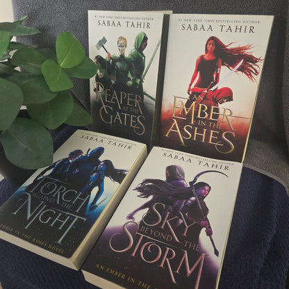 Ember Quartet Series Collection Four-Book set [An Ember in the Ashes, A Torch Against the Night, A Reaper at the Gates, A Sky Beyond the Storm] By Sabaa Tahir