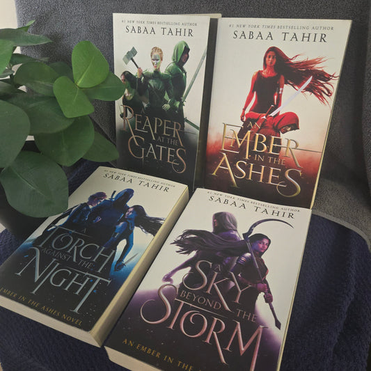 Ember Quartet Series Collection Four-Book set [An Ember in the Ashes, A Torch Against the Night, A Reaper at the Gates, A Sky Beyond the Storm] By Sabaa Tahir