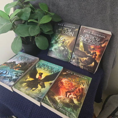 Percy Jackson & the Olympians – Complete 5-Book Set (Paperback)  By Rick Riordan