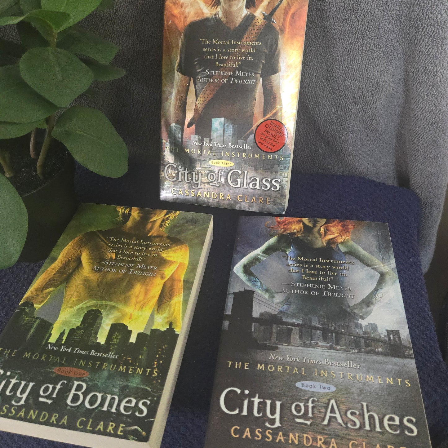 The Mortal Instruments: City of Bones; City of Ashes; City of Glass