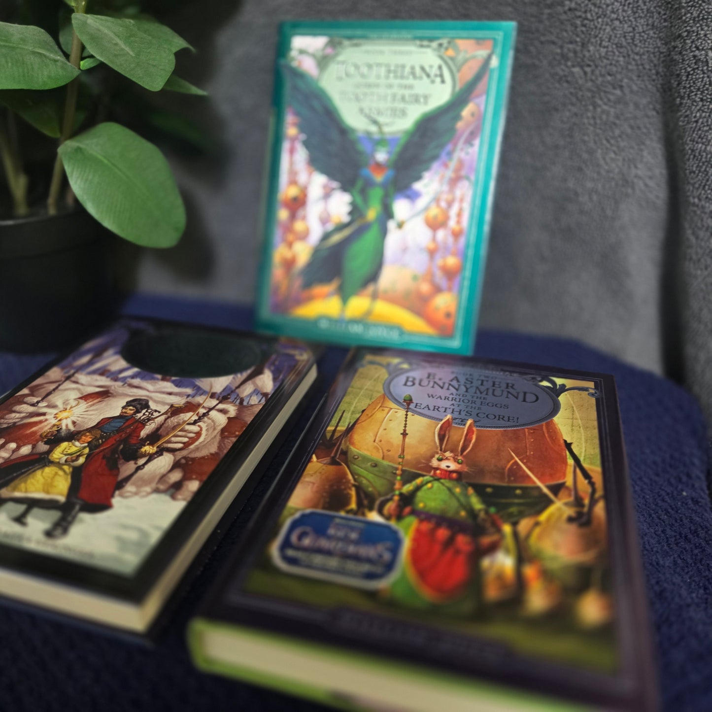 The Guardians: Nicholas St. North and the Battle of the Nightmare King; E. Aster Bunnymund and the Warrior Eggs at the Earth's Core!; Toothiana, Queen of the Tooth Fairy Armies