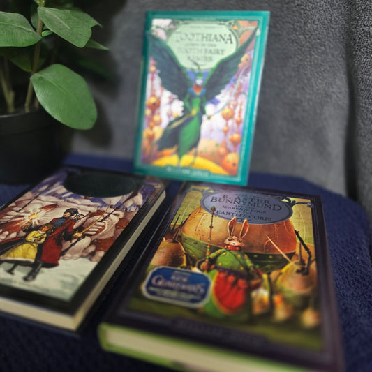 The Guardians: Nicholas St. North and the Battle of the Nightmare King; E. Aster Bunnymund and the Warrior Eggs at the Earth's Core!; Toothiana, Queen of the Tooth Fairy Armies