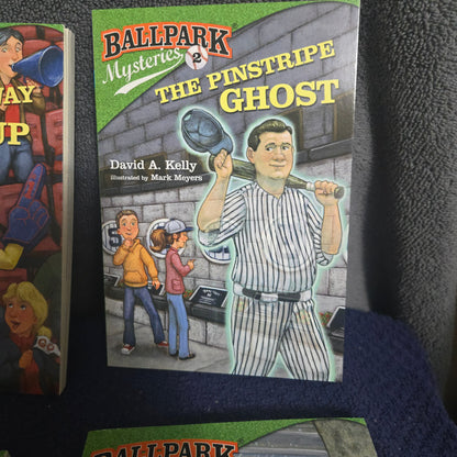 Ballpark Mysteries: The Dugout Boxed Set (Books 1-4): The Fenway Foul-Up, the Pinstripe Ghost, the L.A. Dodger, the Astro Outlaw
