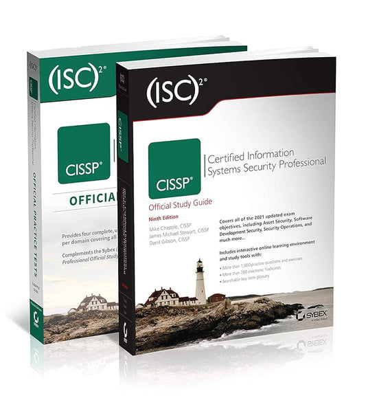 (ISC)2 CISSP Certified Information Systems Security Professional Official Study Guide & Practice Tests Bundle cover image