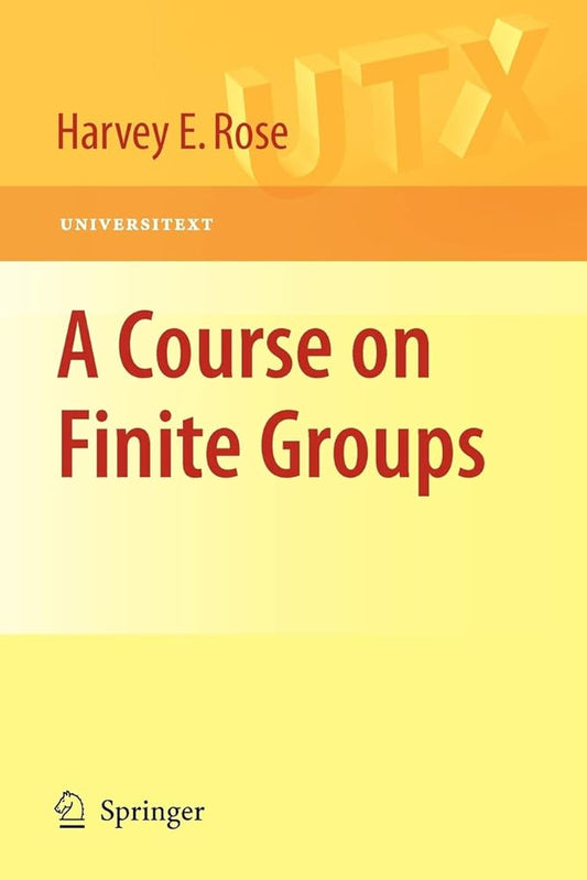 A Course on Finite Groups - Jennifer & Ryan Books