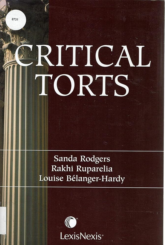 Critical Torts - Jennifer & Ryan Books