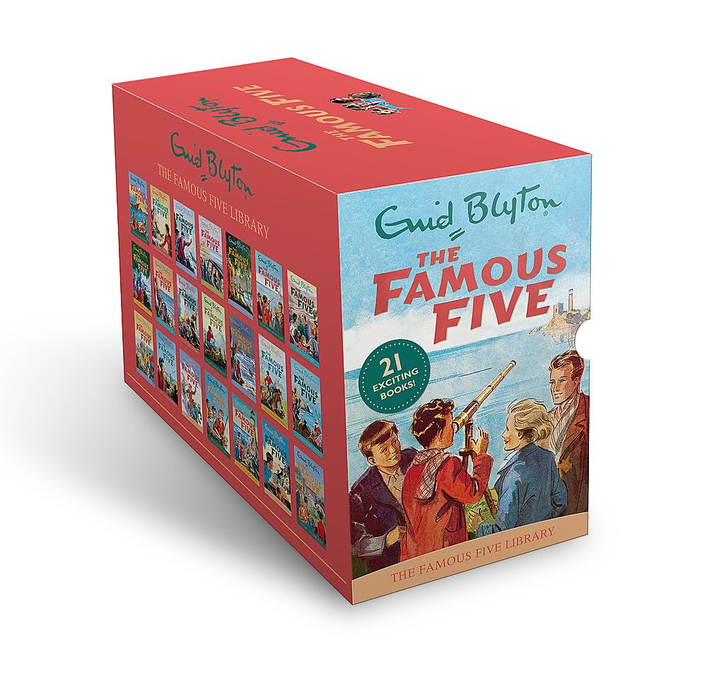 Enid Blyton Famous Five Series 21 Books Collection Box Gift Set Pack (1 To 21) - Jennifer & Ryan Books