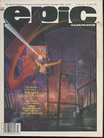 Epic The Marvel Magazine of Fantasy & Science - Fiction October 1984 (Vol 1, No 26) - Jennifer & Ryan Books