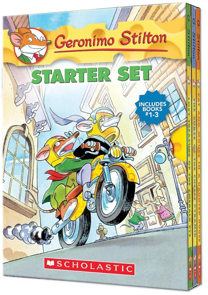 Geronimo Stilton Starter Set (Books 1 - 3) - Jennifer & Ryan Books