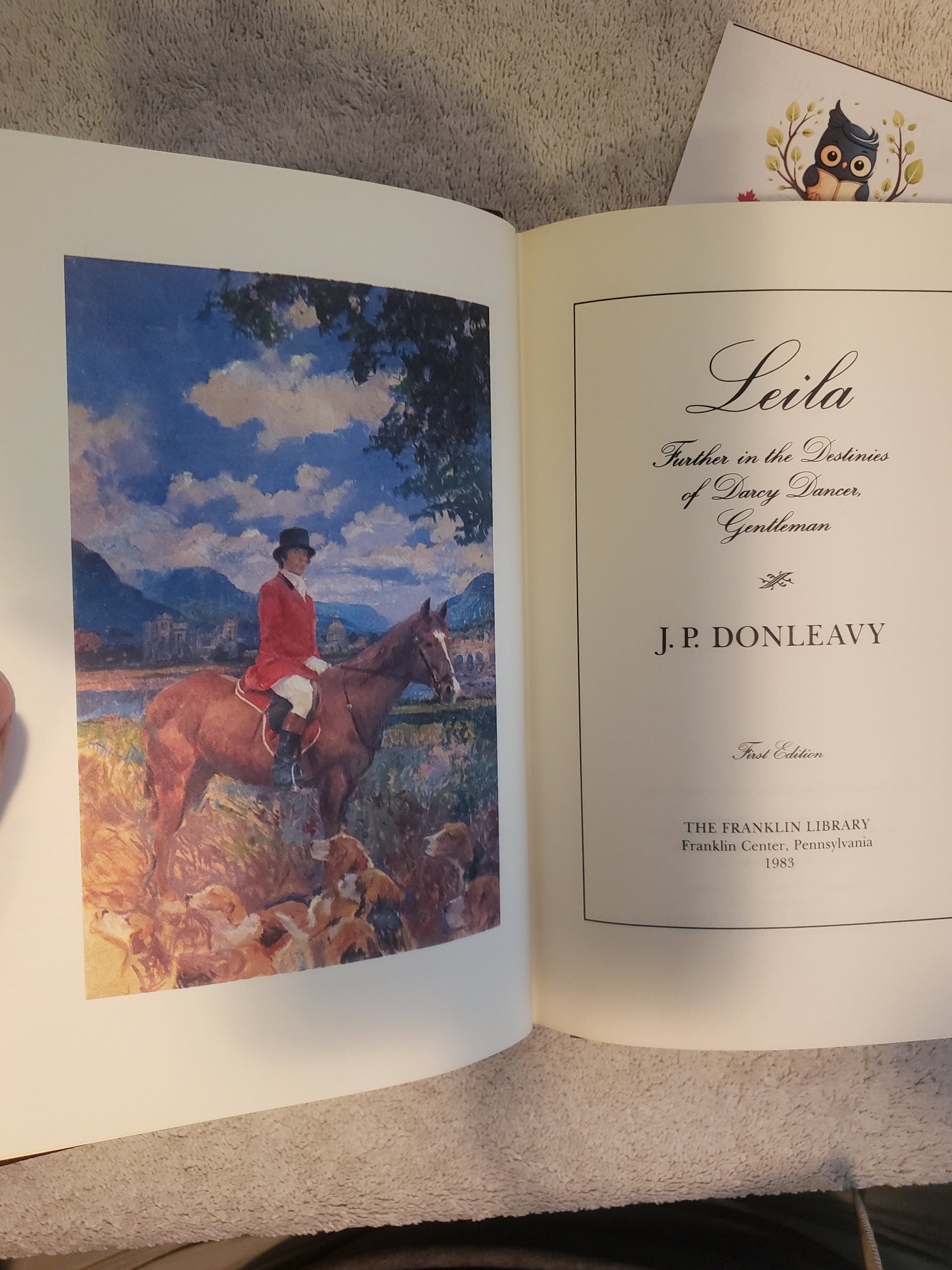 Leila - J.P Donleavy (Franklin Edition Signed) - Jennifer & Ryan Books