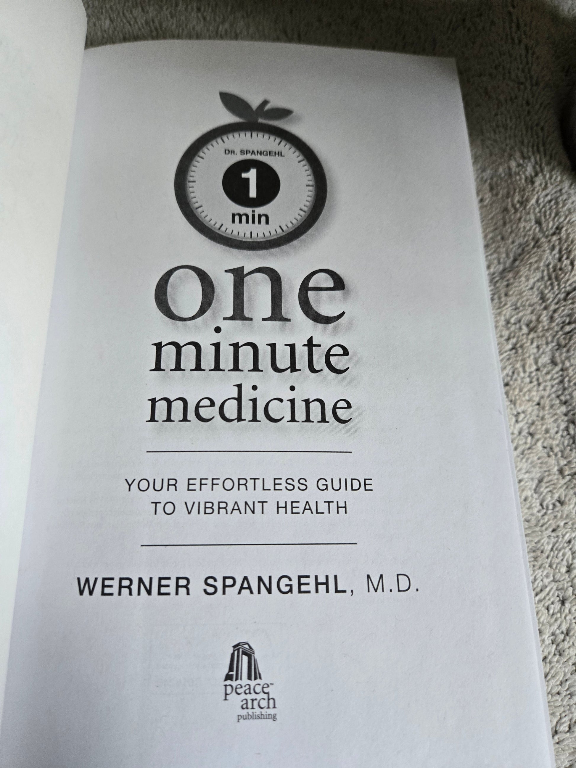 one minute medicine - Jennifer & Ryan Books