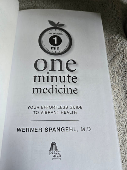 one minute medicine - Jennifer & Ryan Books