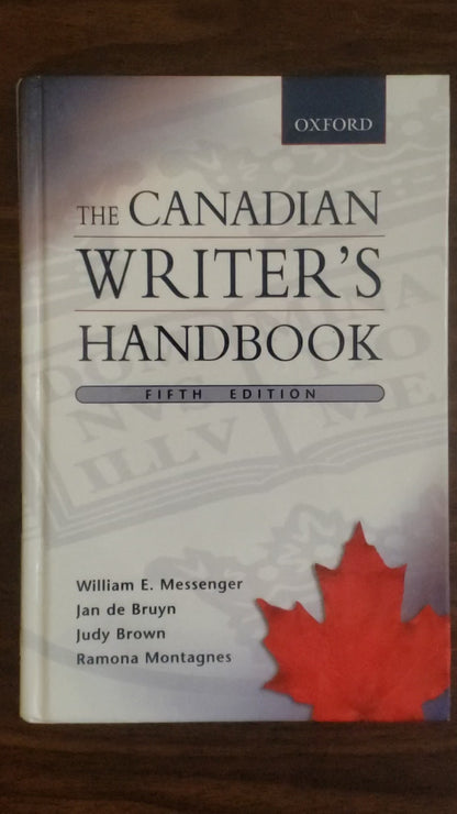 The Canadian Writer's Handbook (fifth edition)