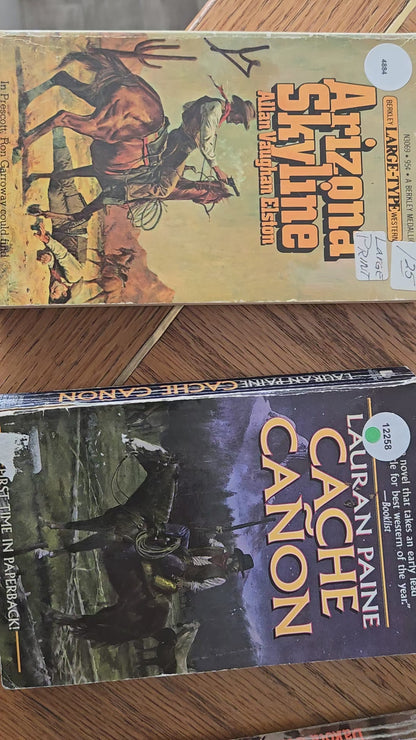 Old western 10 book lot