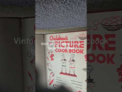 Children's Picture Cookbook vintage 1944