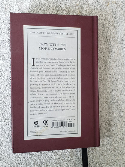 Pride and Prejudice and Zombies: The Deluxe Heirloom Edition (Pride and Prej. and Zombies) - Jennifer & Ryan Books