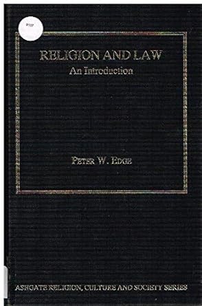 Religion And Law: An Introduction - Jennifer & Ryan Books