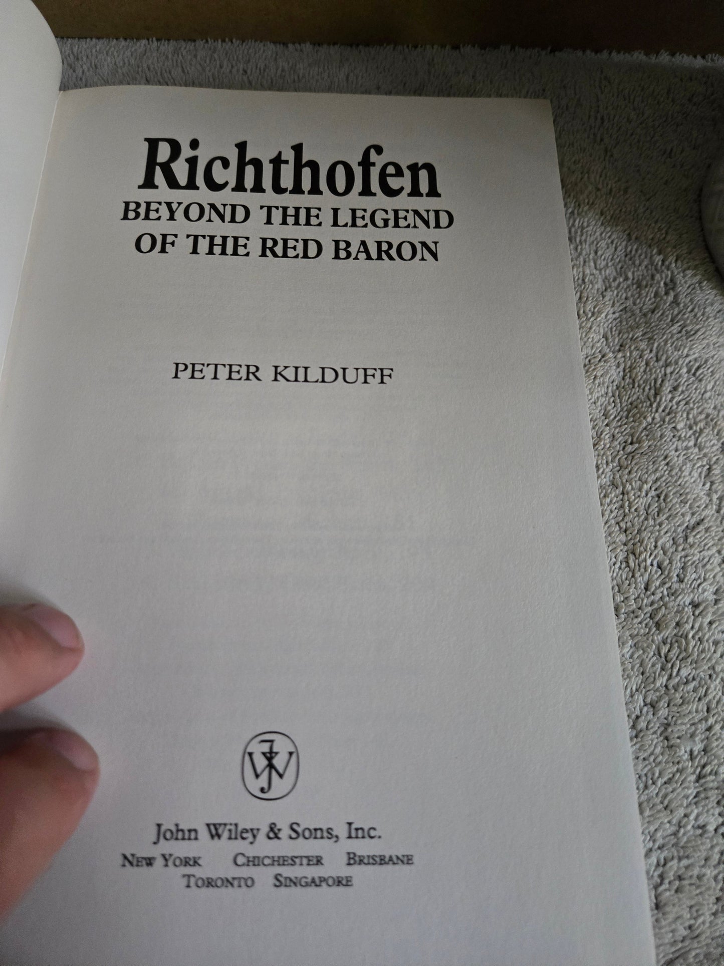 Richthofen: Beyond the Legend of the Red Baron - Jennifer & Ryan Books