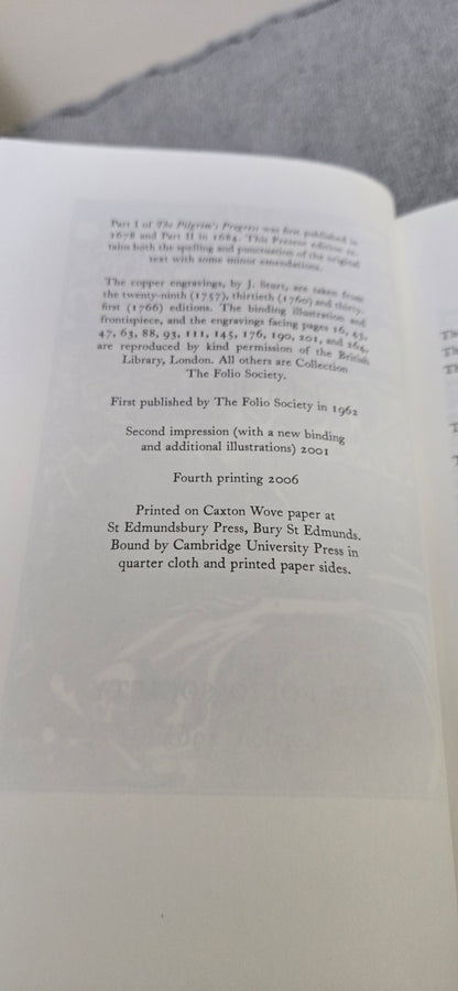 The Pilgrim’s Progress by John Bunyan — Folio Society Edition (2006 Printing)