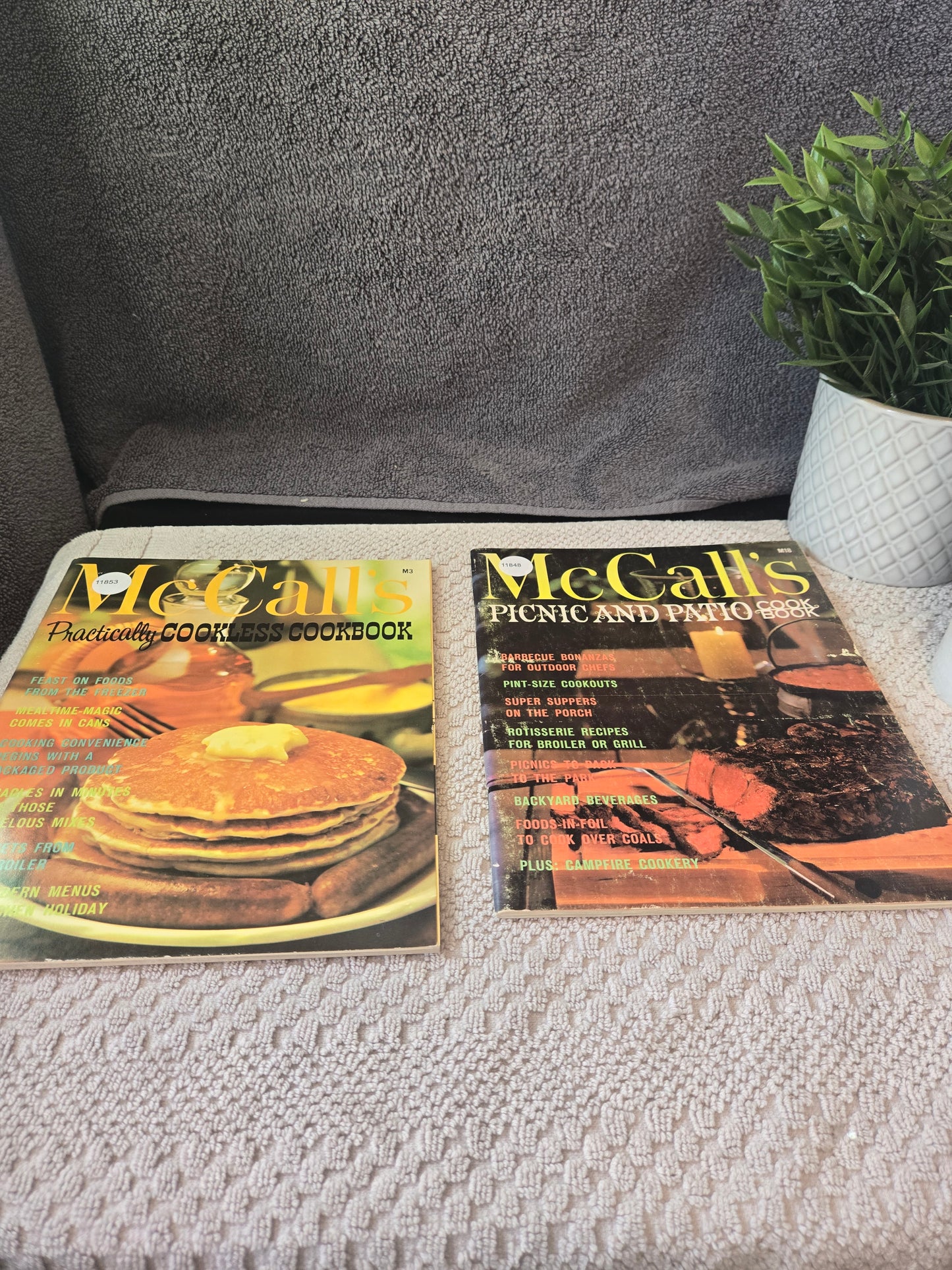 McCall's vintage cookbook magazines (m3,m18)