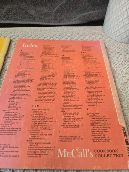 McCall's vintage cookbook magazines (m3,m18)