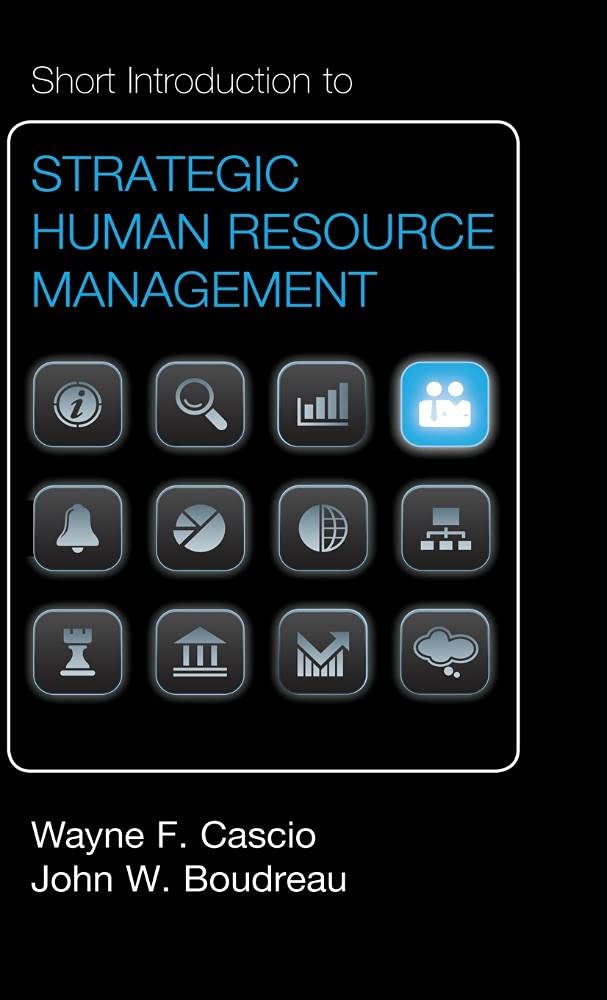 Short Introduction to Strategic Human Resource Management - Jennifer & Ryan Books