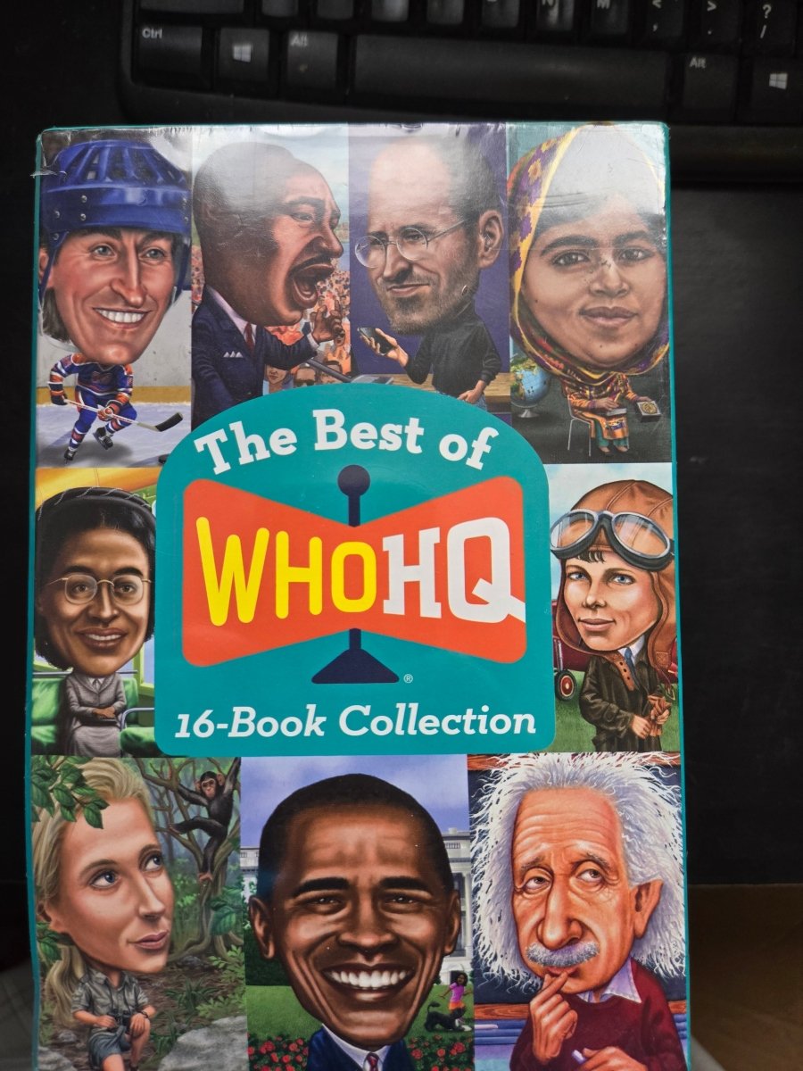 The Best of Who IQ 16 Book Collection: Steve Jobs, Dr Seuss, Rosa parks, Barack Obama, etc... - Jennifer & Ryan Books