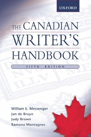 The Canadian Writer's Handbook (fifth edition) - Jennifer & Ryan Books