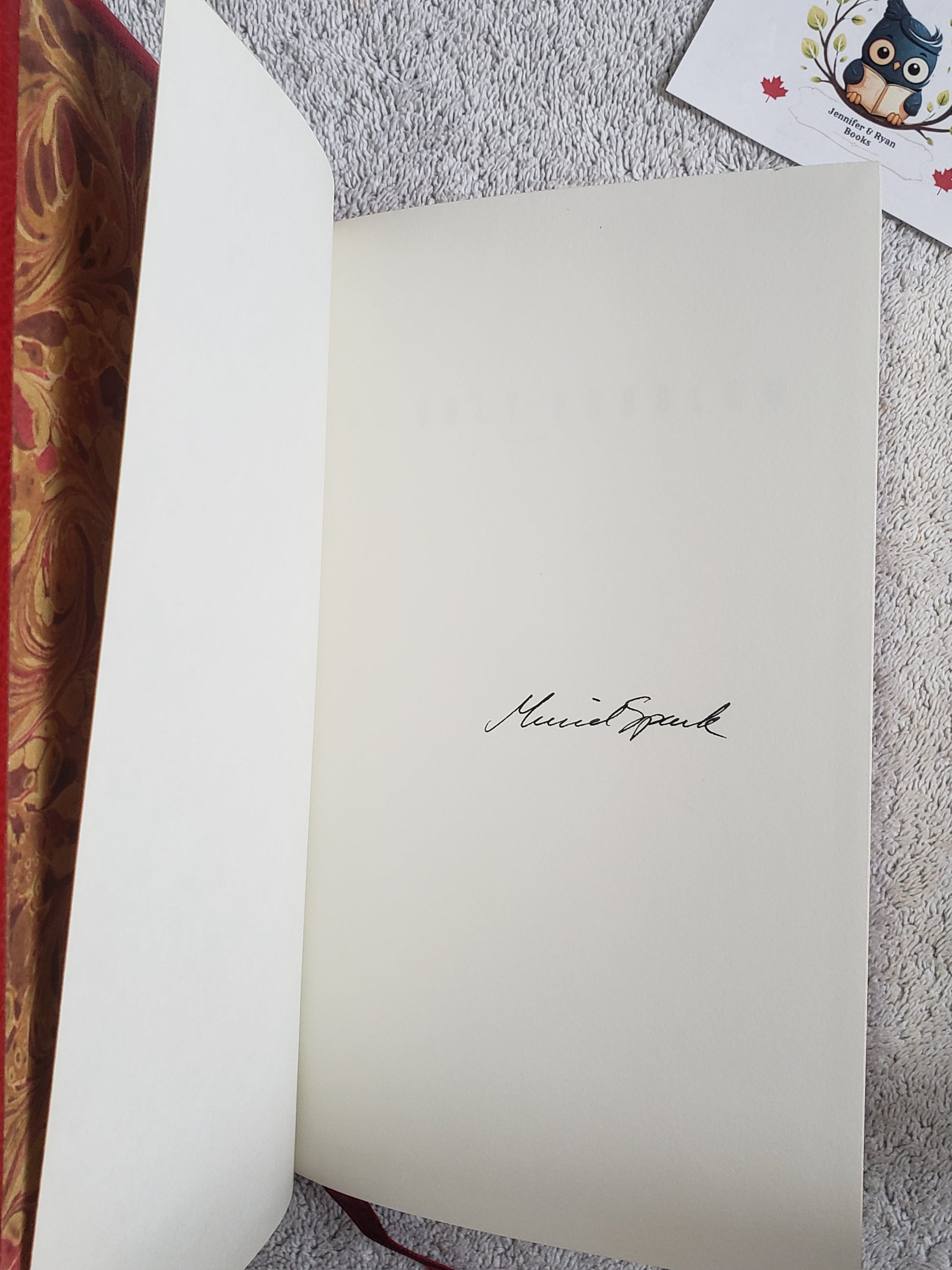 The Only Problem - Muriel Spark (signed first edition - Franklin Library) - Jennifer & Ryan Books