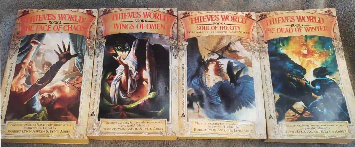 Thieves' world book set includes book 3,5,6,7,8,10 - Jennifer & Ryan Books