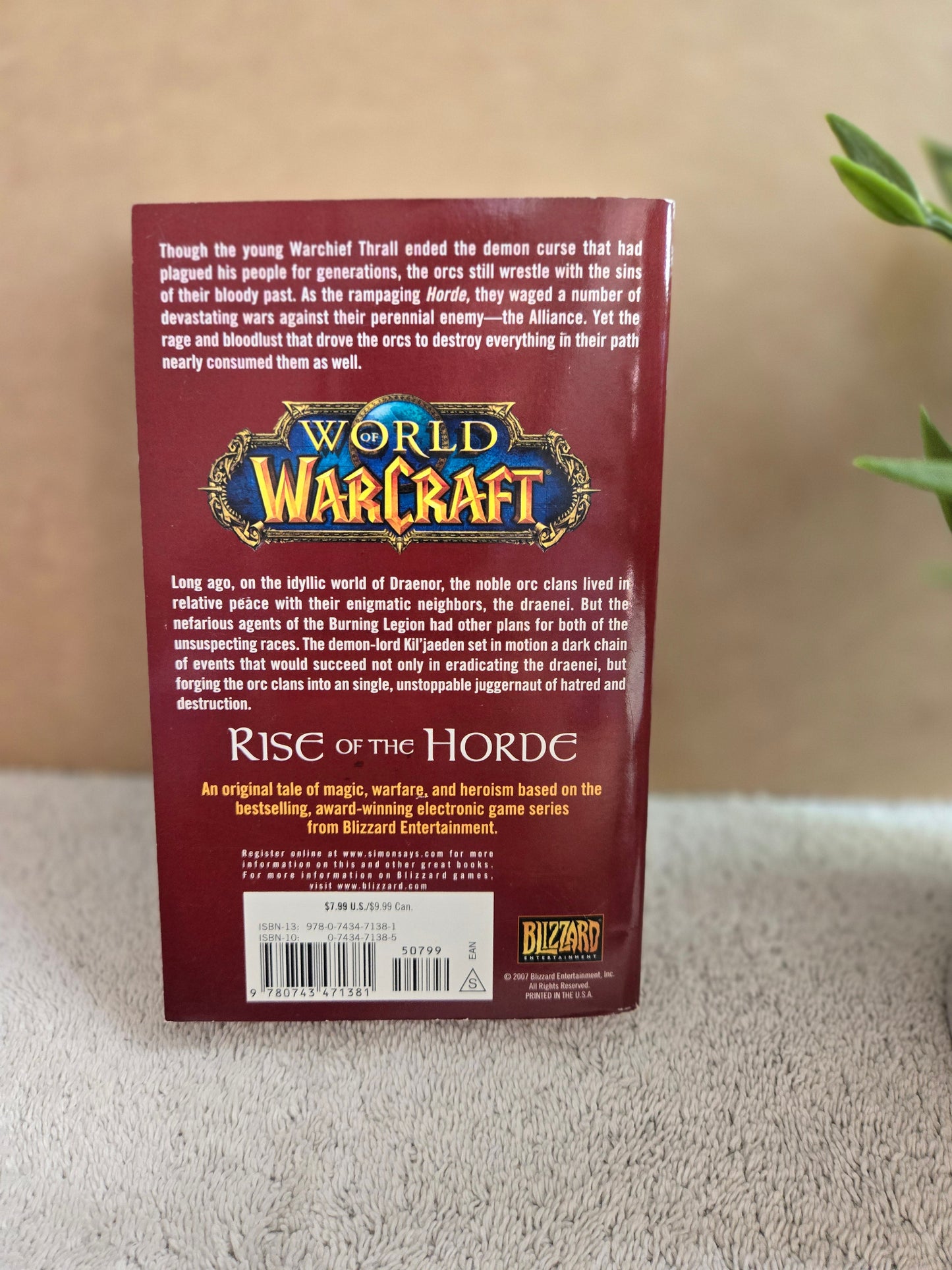 World of Warcraft: Rise of the Horde - Jennifer & Ryan Books